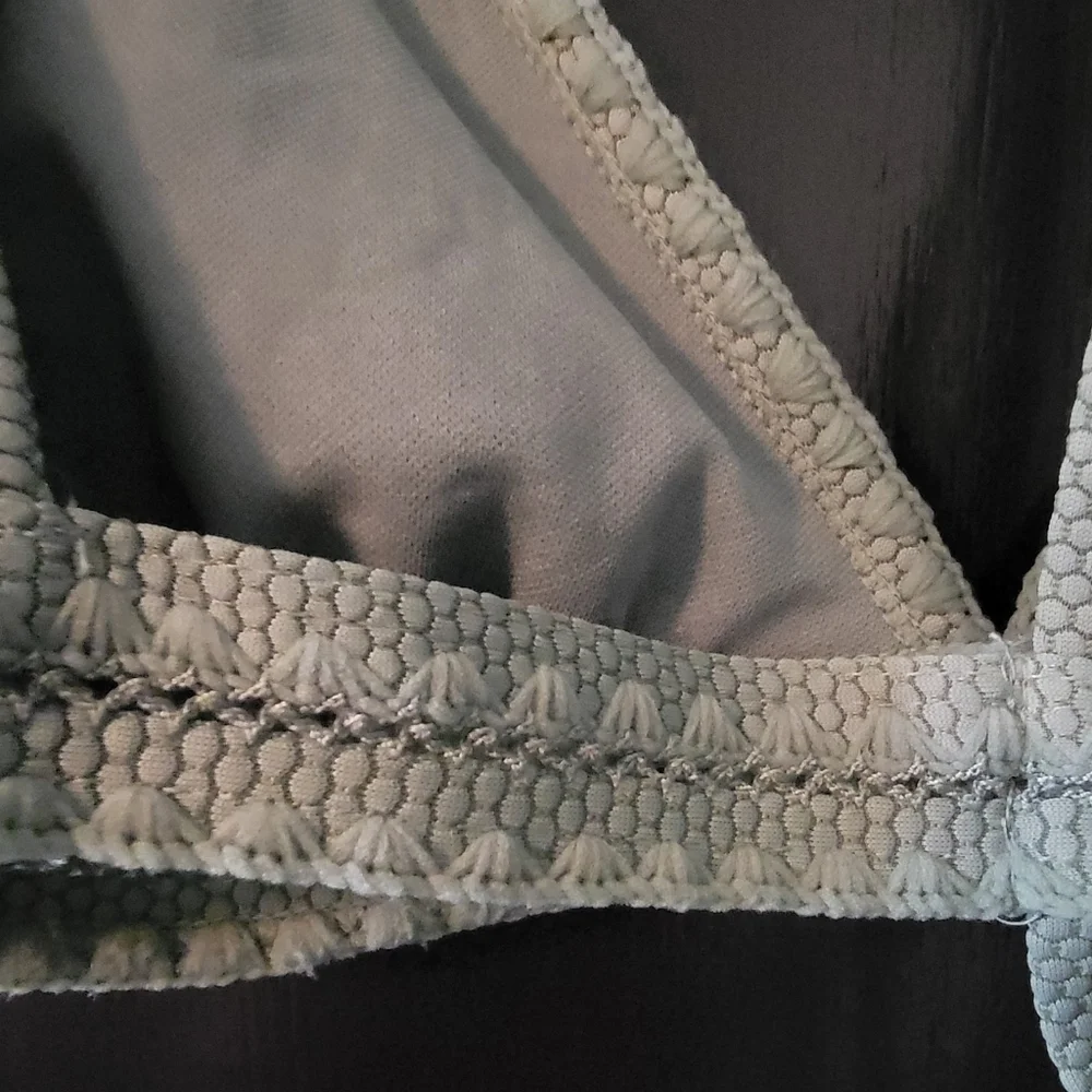 New Without Tags, Swimsuit, Sage Green, Size Small Bottom, Size Medium Top - Picture 6 of 10